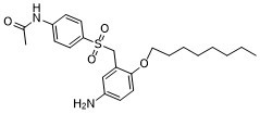 Acetamide, N-(4-((5-amino-2-(octyloxy)phenyl)methyl)sulfonyl)- (9CI) 5819-73-8
